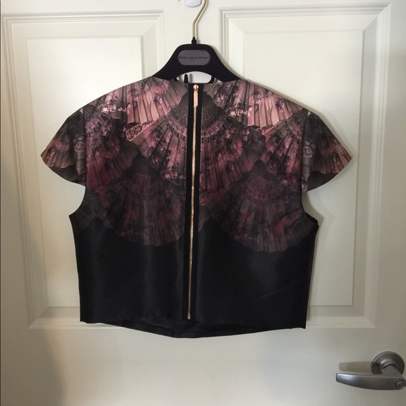 Ted Baker NWT burgundy pattern top blouse - Picture 2 of 4